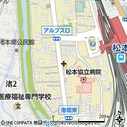 長野県松本市巾上10周辺の地図