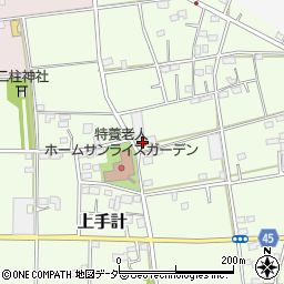 埼玉県深谷市上手計113周辺の地図