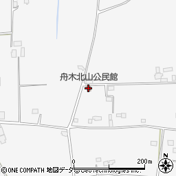 舟木北山公民館周辺の地図