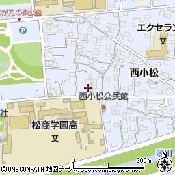 長野県松本市里山辺西小松4275周辺の地図