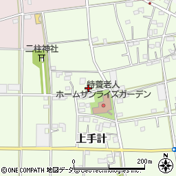 埼玉県深谷市上手計208周辺の地図