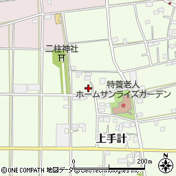 埼玉県深谷市上手計212周辺の地図
