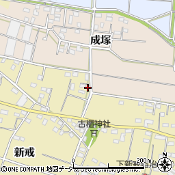 埼玉県深谷市新戒354周辺の地図