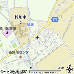 長野県松本市梓川梓857-12周辺の地図