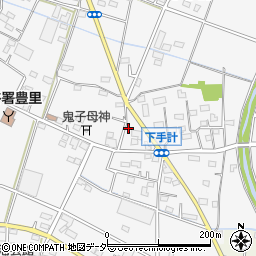 埼玉県深谷市下手計275周辺の地図