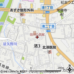 田川公民館周辺の地図