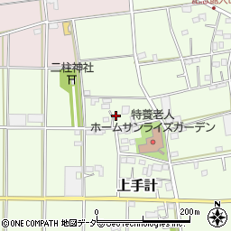 埼玉県深谷市上手計210周辺の地図