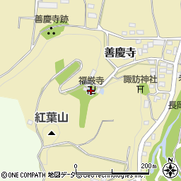 福厳寺周辺の地図