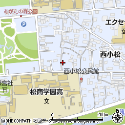 長野県松本市里山辺西小松4273周辺の地図