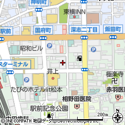 松本ノーサンパーキング周辺の地図