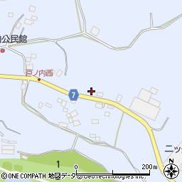 茨城県石岡市下林2373周辺の地図