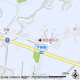 茨城県石岡市下林555周辺の地図