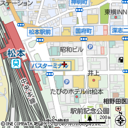 藤屋　バスターミナル店周辺の地図