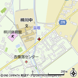 長野県松本市梓川梓1125周辺の地図