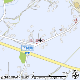 茨城県石岡市下林709-1周辺の地図