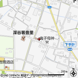 埼玉県深谷市下手計232周辺の地図