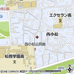 長野県松本市里山辺西小松4260周辺の地図