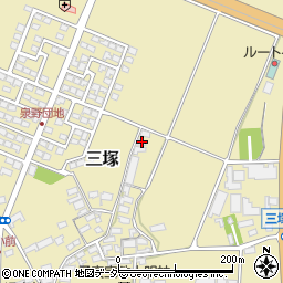 長野県佐久市三塚115周辺の地図