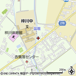 長野県松本市梓川梓1125-1周辺の地図