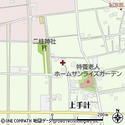 埼玉県深谷市上手計198周辺の地図