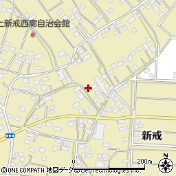 埼玉県深谷市新戒1363周辺の地図