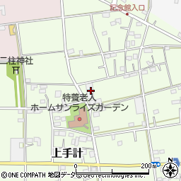 埼玉県深谷市上手計112周辺の地図