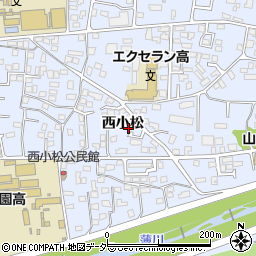 長野県松本市里山辺西小松4240周辺の地図