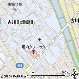 岐阜県飛騨市古川町貴船町周辺の地図