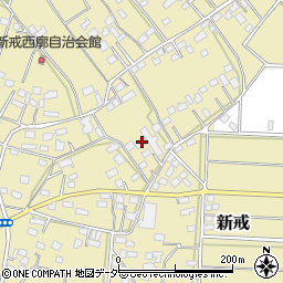 埼玉県深谷市新戒1364周辺の地図
