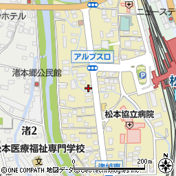長野県松本市巾上5-15周辺の地図