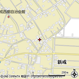 埼玉県深谷市新戒1367周辺の地図
