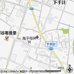 埼玉県深谷市下手計227周辺の地図