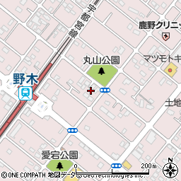 栃木県下都賀郡野木町丸林414-22周辺の地図