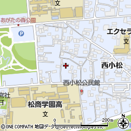 長野県松本市里山辺西小松4268周辺の地図