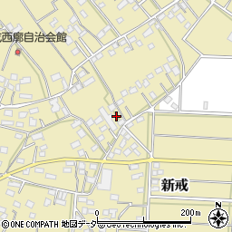 埼玉県深谷市新戒1368周辺の地図