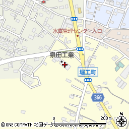 泉田工業周辺の地図