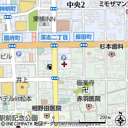 ＮＯＫ株式会社　松本支店周辺の地図