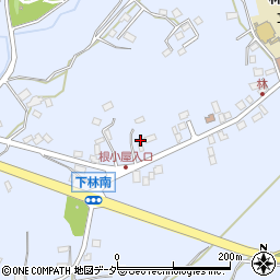 茨城県石岡市下林710周辺の地図