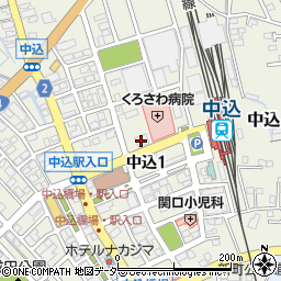 木内醸造株式会社　中込支店周辺の地図