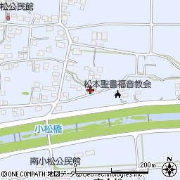長野県松本市里山辺北小松3722周辺の地図