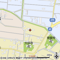 埼玉県深谷市新戒211周辺の地図