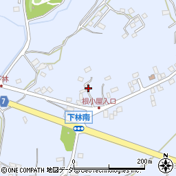 茨城県石岡市下林706周辺の地図