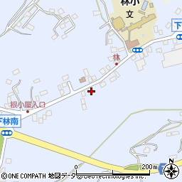 茨城県石岡市下林833周辺の地図