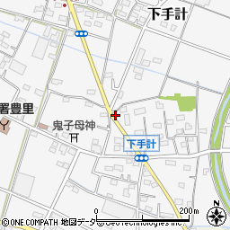 埼玉県深谷市下手計905周辺の地図