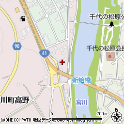 岐阜県飛騨市古川町高野47周辺の地図