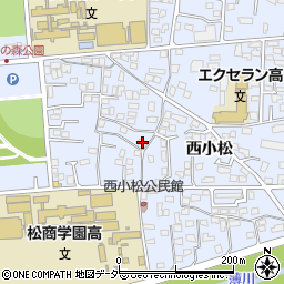 長野県松本市里山辺西小松4188周辺の地図