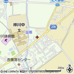長野県松本市梓川梓1127周辺の地図