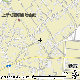 埼玉県深谷市新戒1490周辺の地図