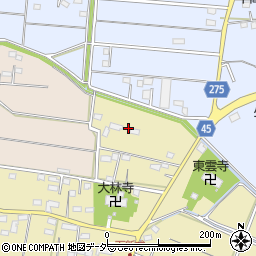埼玉県深谷市新戒209周辺の地図