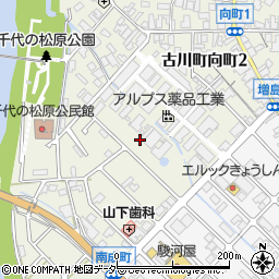 岐阜県飛騨市古川町向町周辺の地図